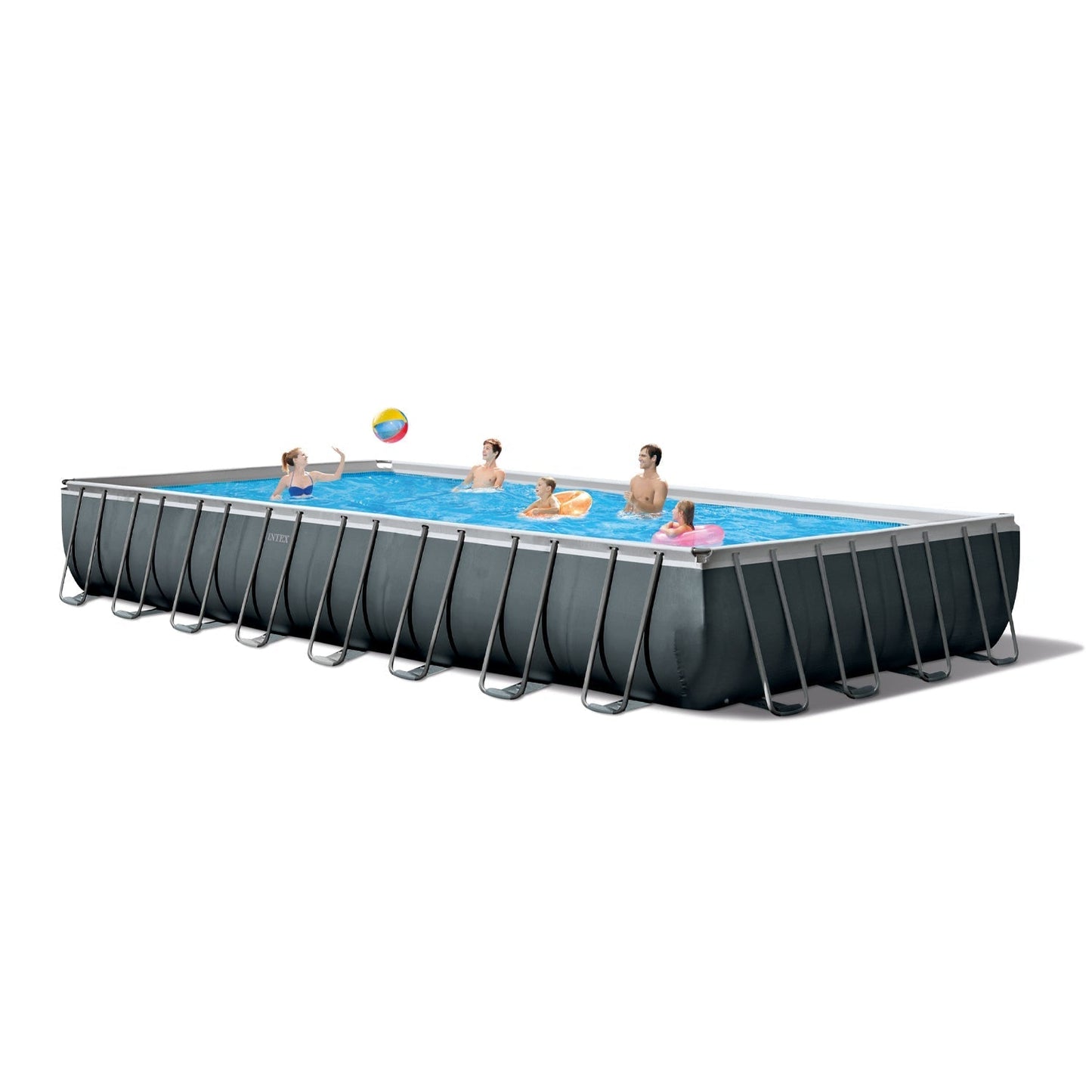 Intex 32' x 16' x 52" Rectangular Ultra XTR Frame Above Ground Swimming Pool Set