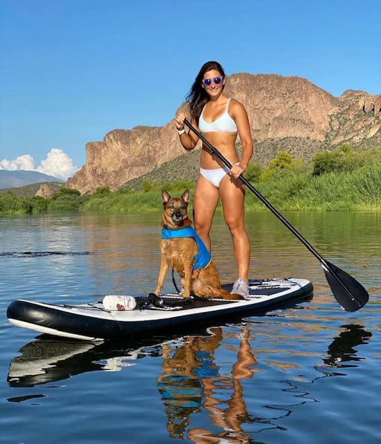Roc Inflatable Stand Up Paddle Boards , Wide Stable Design, Non-Slip Comfort Deck