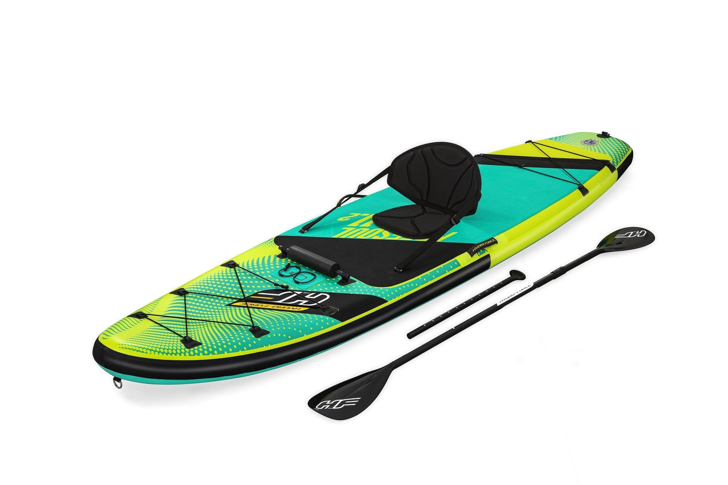 Hydro-Force Freesoul Tech Convertible Stand-up Paddleboard and Inflatable Kayak Set