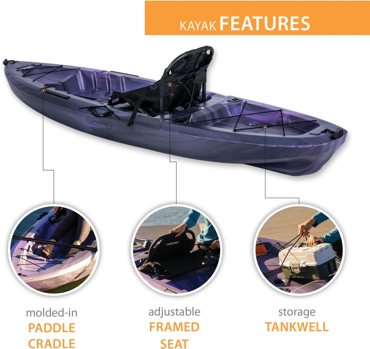 Lifetime Teton 100 Angler Kayak