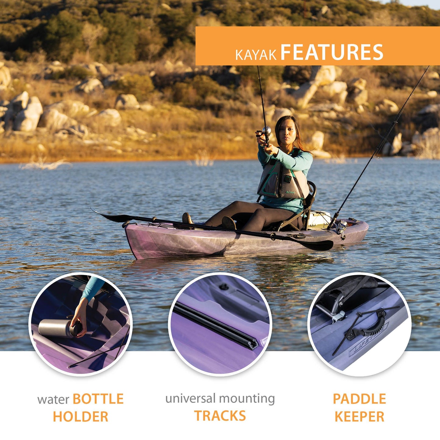 Lifetime Teton 100 Angler Kayak