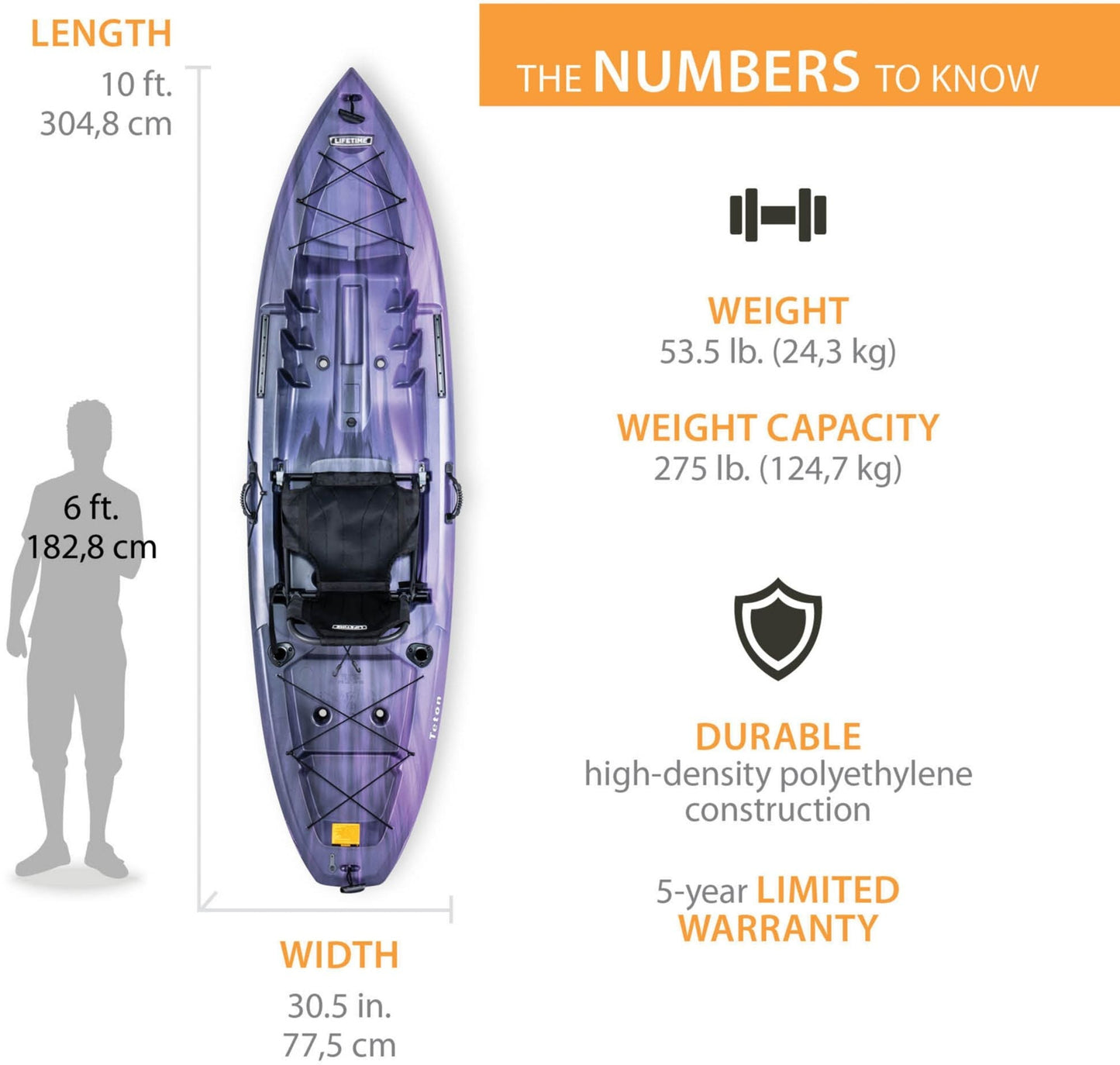 Lifetime Teton 100 Angler Kayak