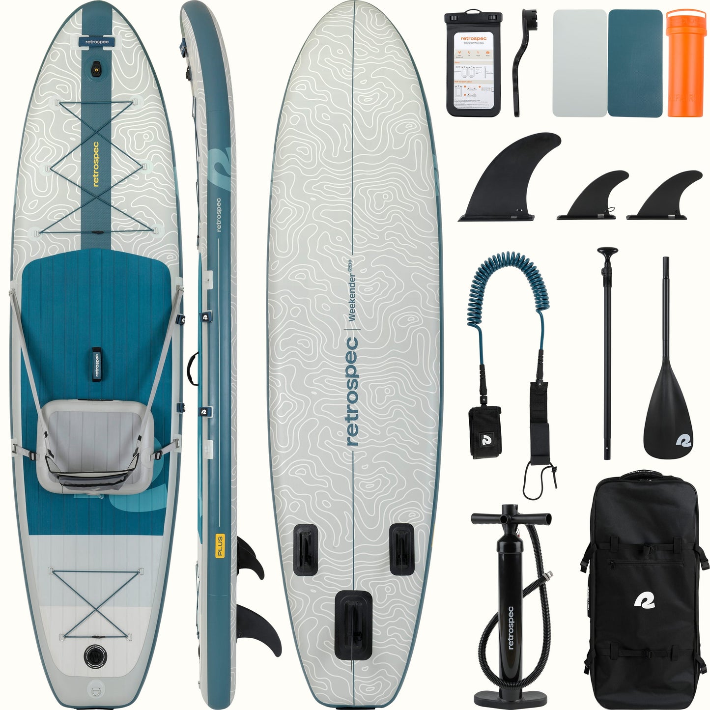 Weekender Plus 2 Inflatable Stand Up Paddle Board Kayak Hybrid 10'6"