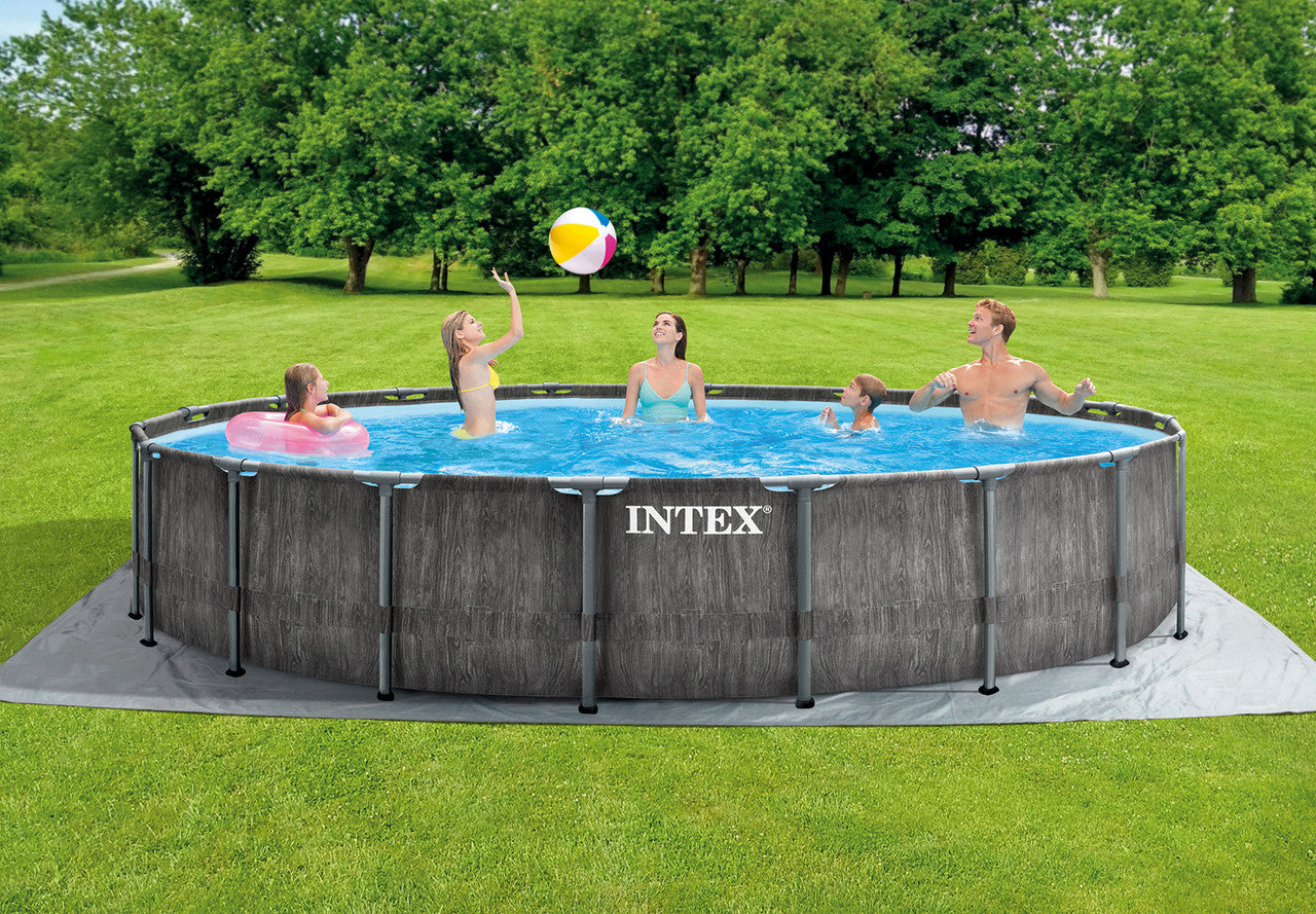Intex Greywood Prism Frame™ 18' x 48" Above Ground Pool Set