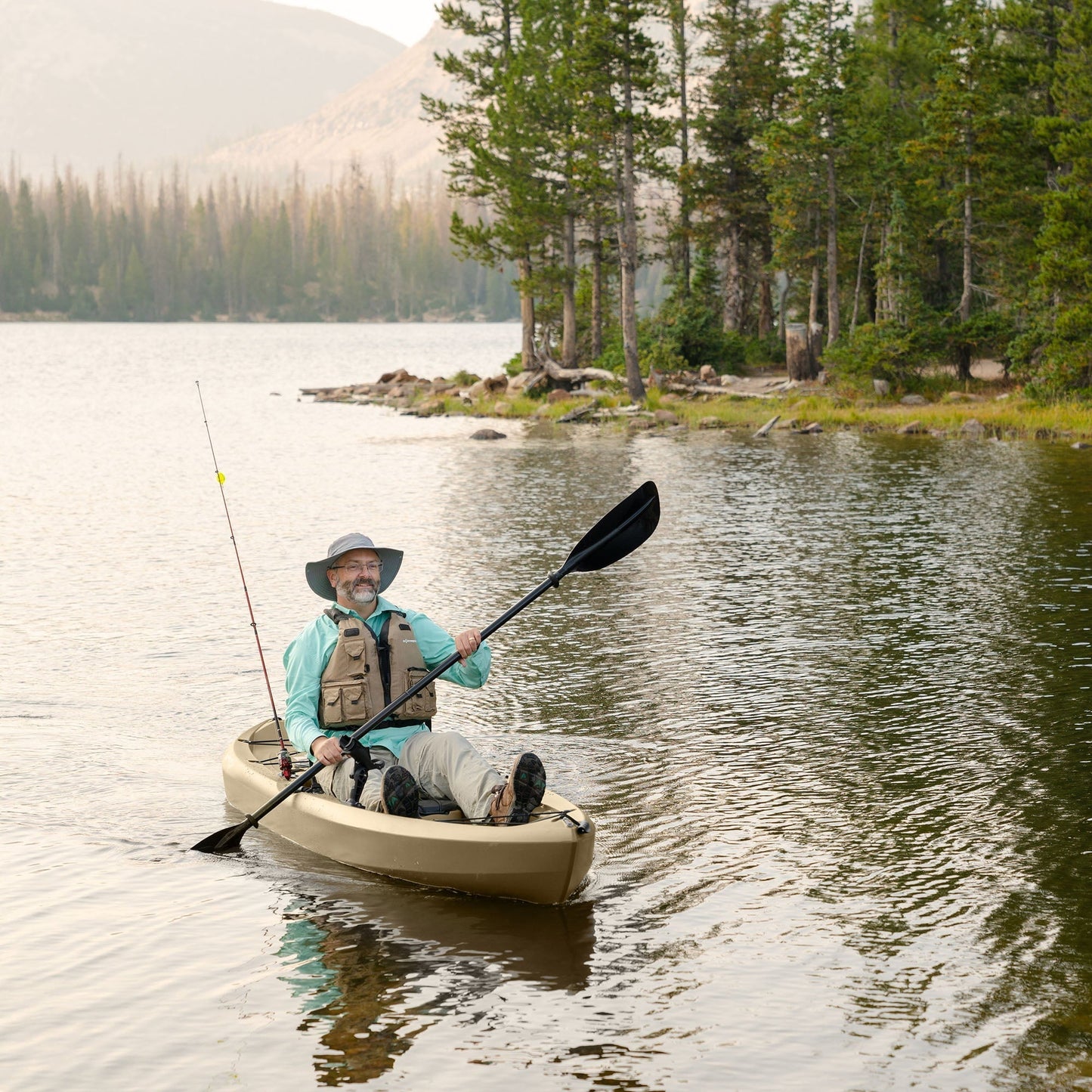 Lifetime Tamarack Angler 10 ft Fishing Kayak (Paddle Included), 90508