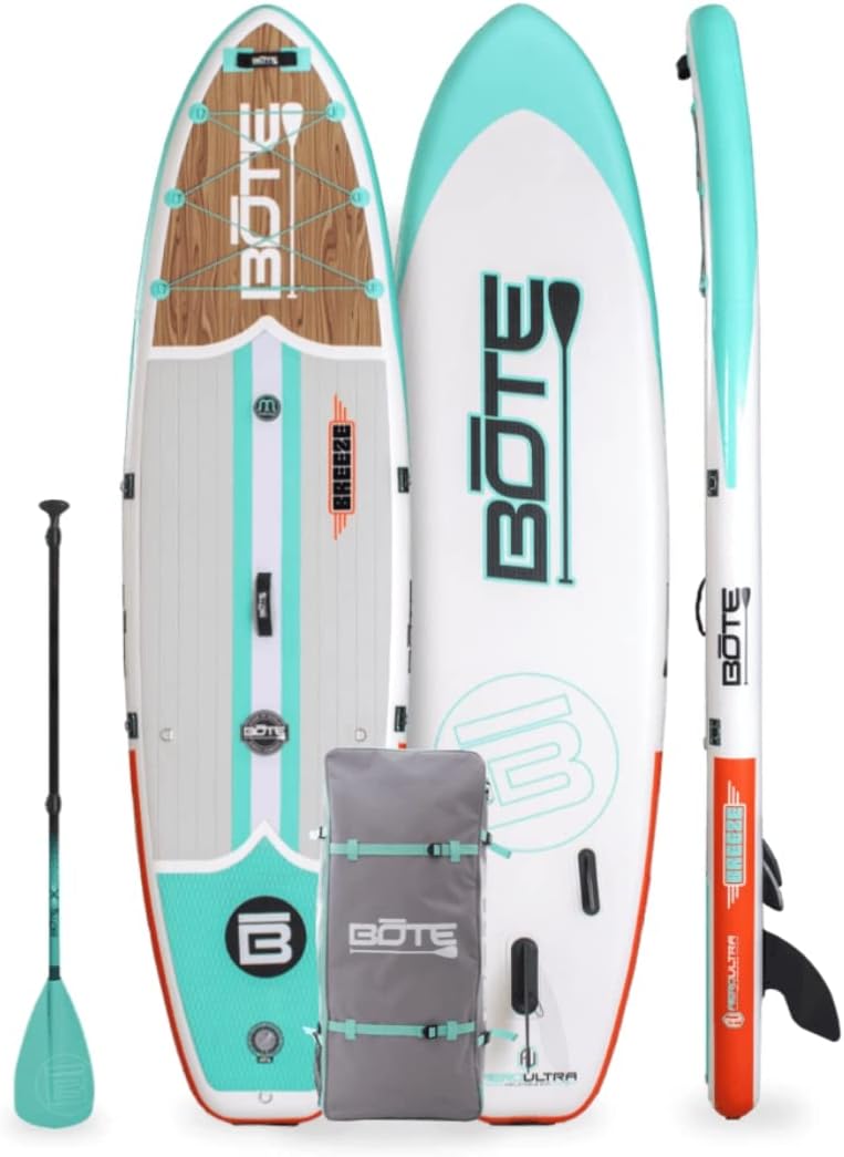 BOTE 10' FT 8" Breeze Aero Inflatable Stand Up Paddle Board