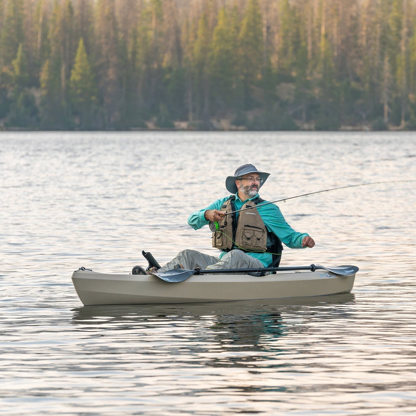 Lifetime Tamarack Angler 10 ft Fishing Kayak (Paddle Included), 90508