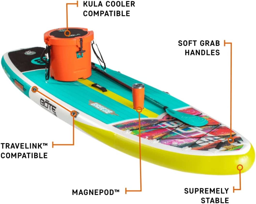 BOTE 10' FT 8" Breeze Aero Inflatable Stand Up Paddle Board