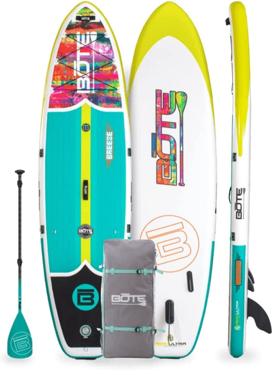 BOTE 10' FT 8" Breeze Aero Inflatable Stand Up Paddle Board