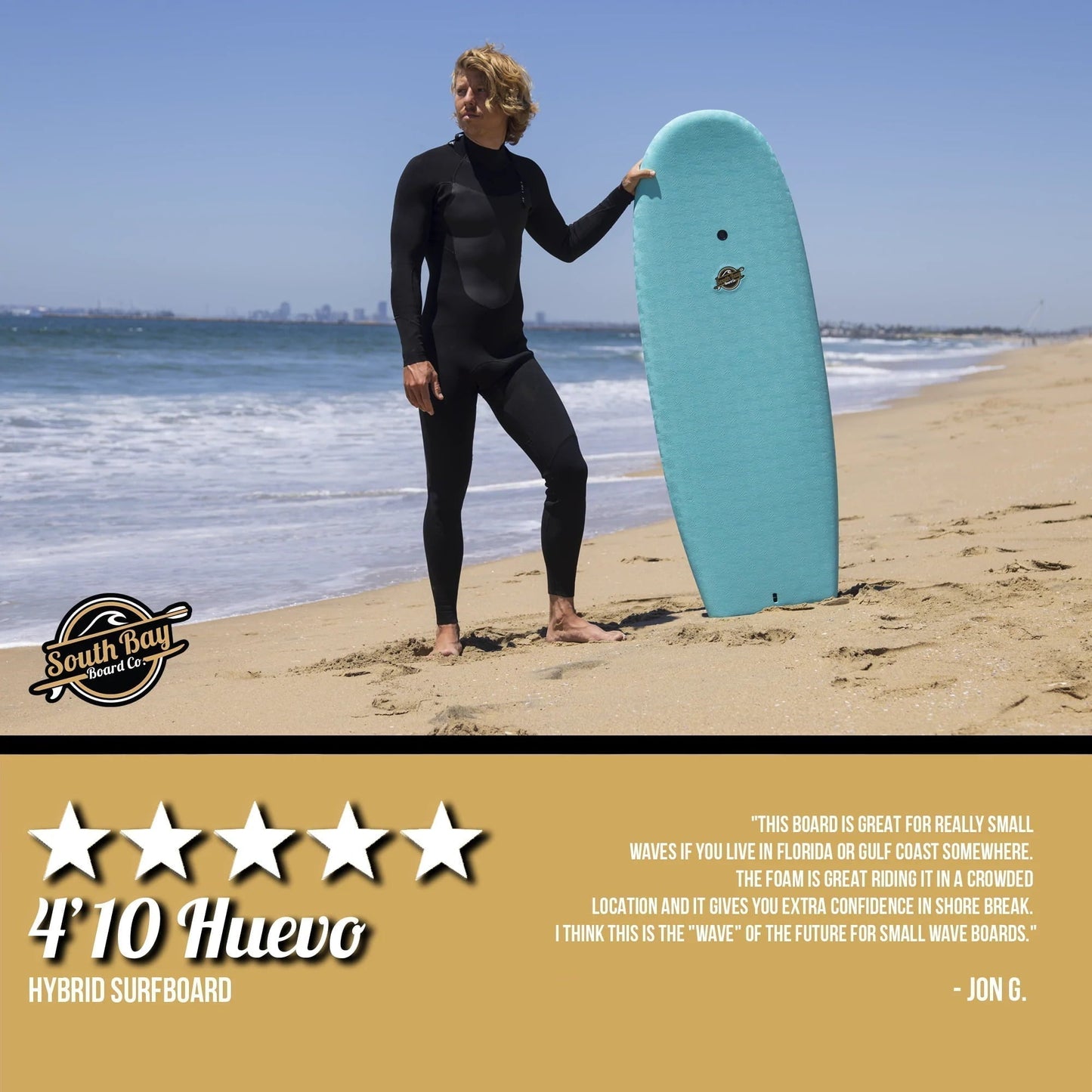 4'10 Huevo Hybrid Surfboard