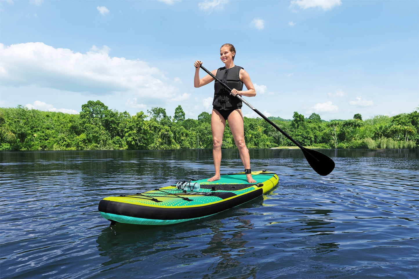Hydro-Force Freesoul Tech Convertible Stand-up Paddleboard and Inflatable Kayak Set