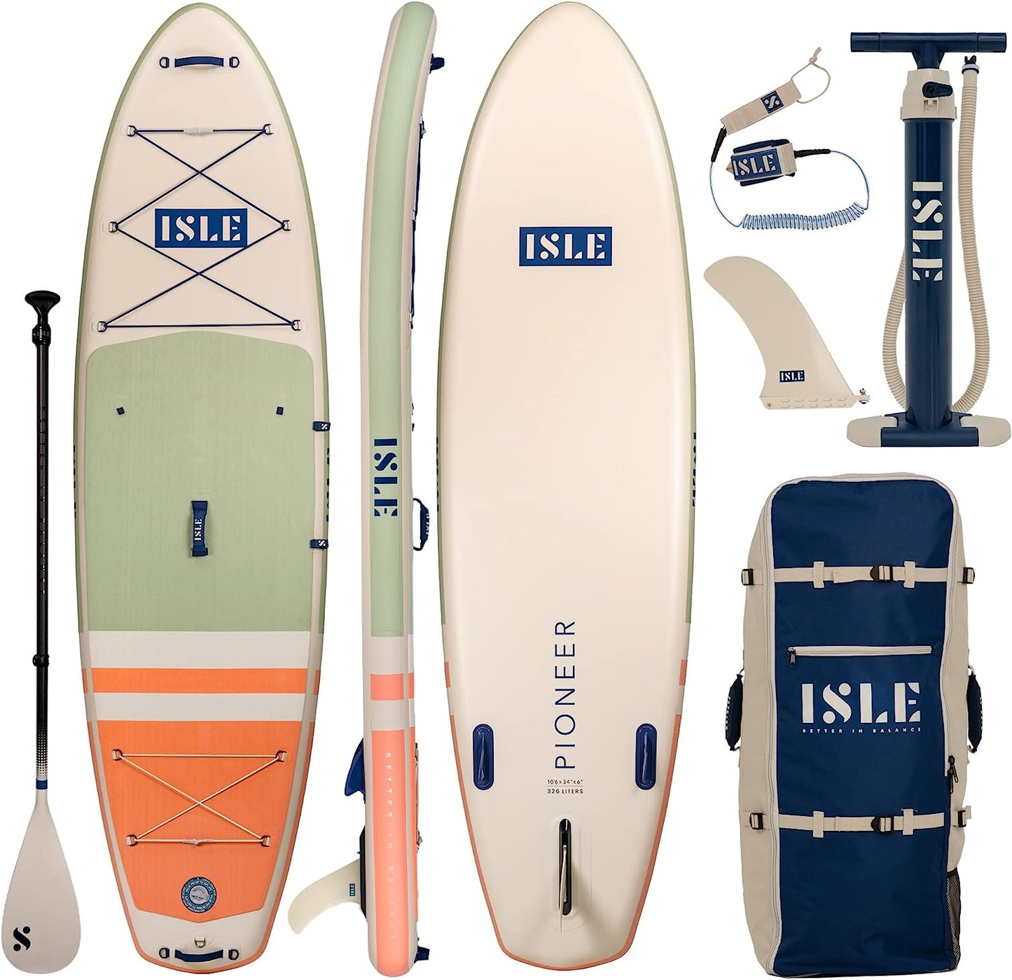 ISLE Pioneer Inflatable Stand Up Paddle Board