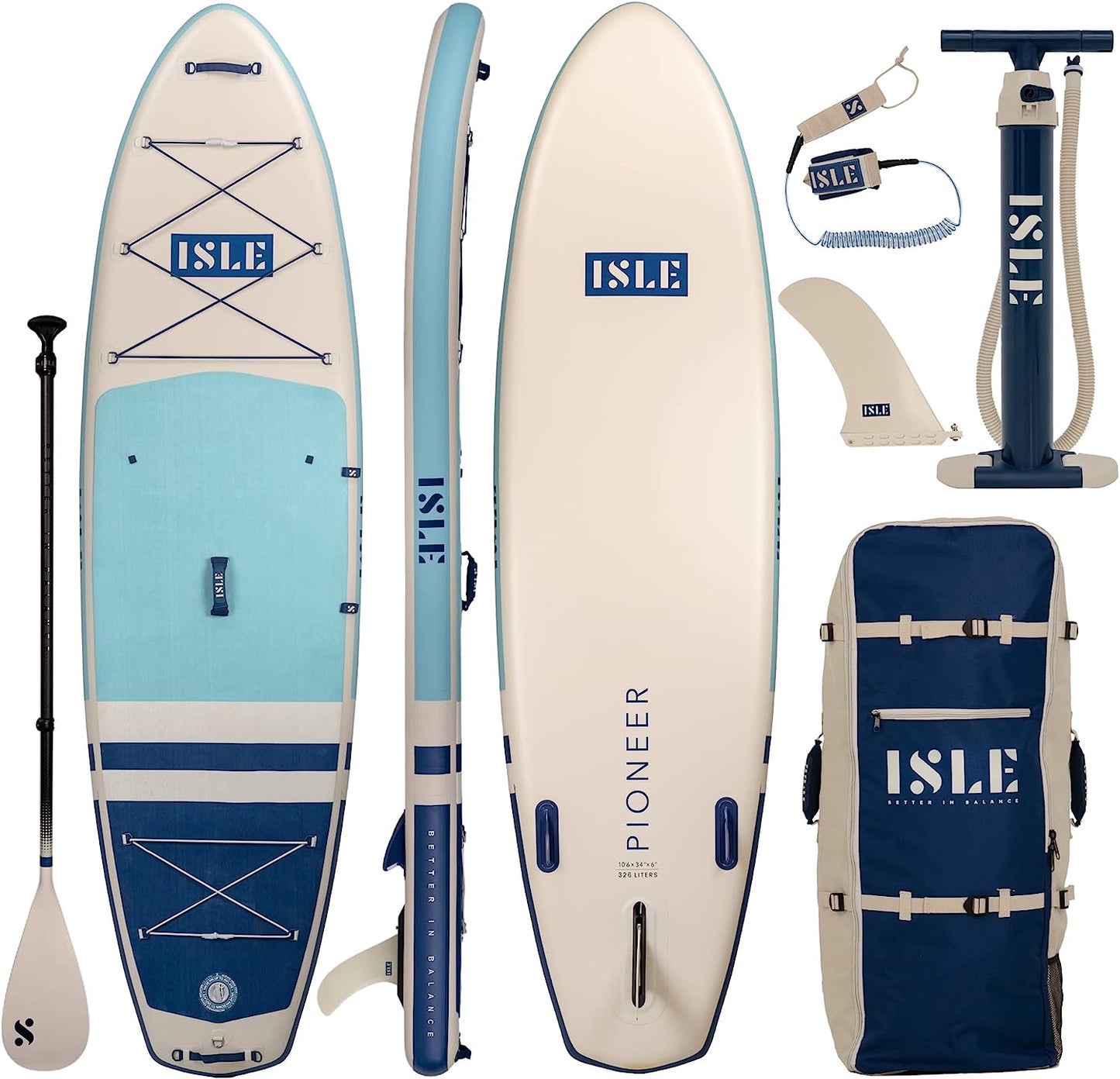ISLE Pioneer Inflatable Stand Up Paddle Board