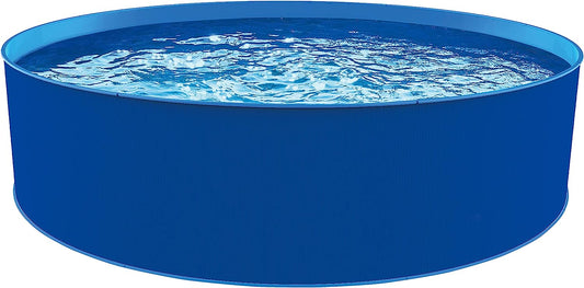 Blue Wave Cobalt Steel Wall Pool Package - 12-ft Round 36-in Deep