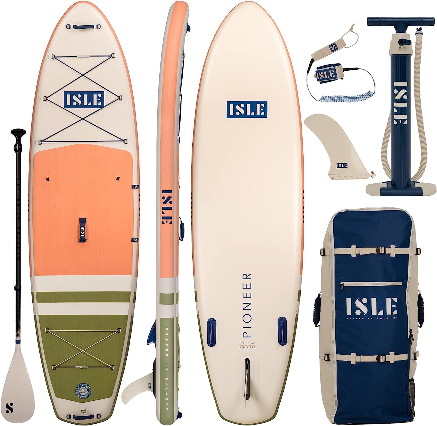 ISLE Pioneer Inflatable Stand Up Paddle Board