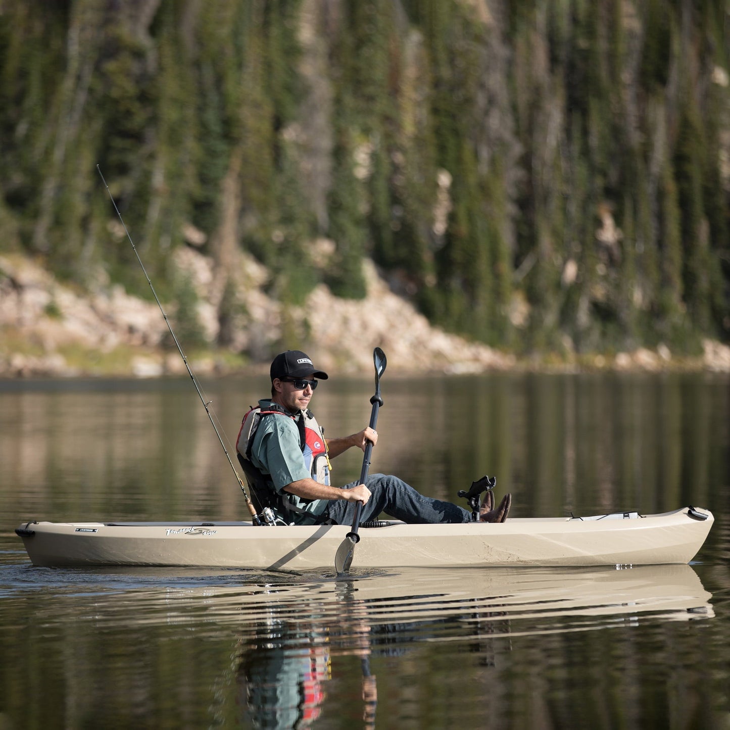 Lifetime Tamarack Angler 10 ft Fishing Kayak (Paddle Included), 90508
