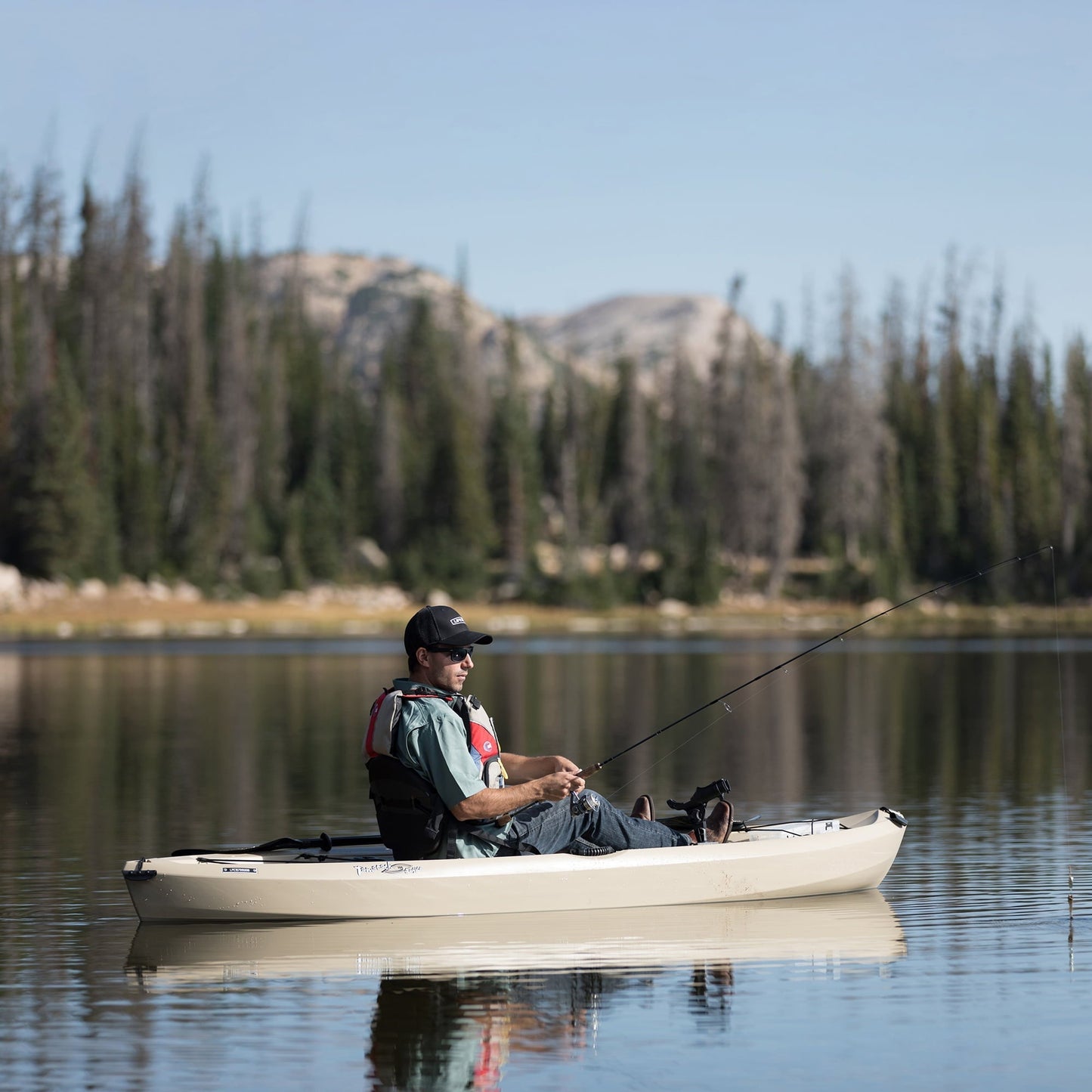 Lifetime Tamarack Angler 10 ft Fishing Kayak (Paddle Included), 90508