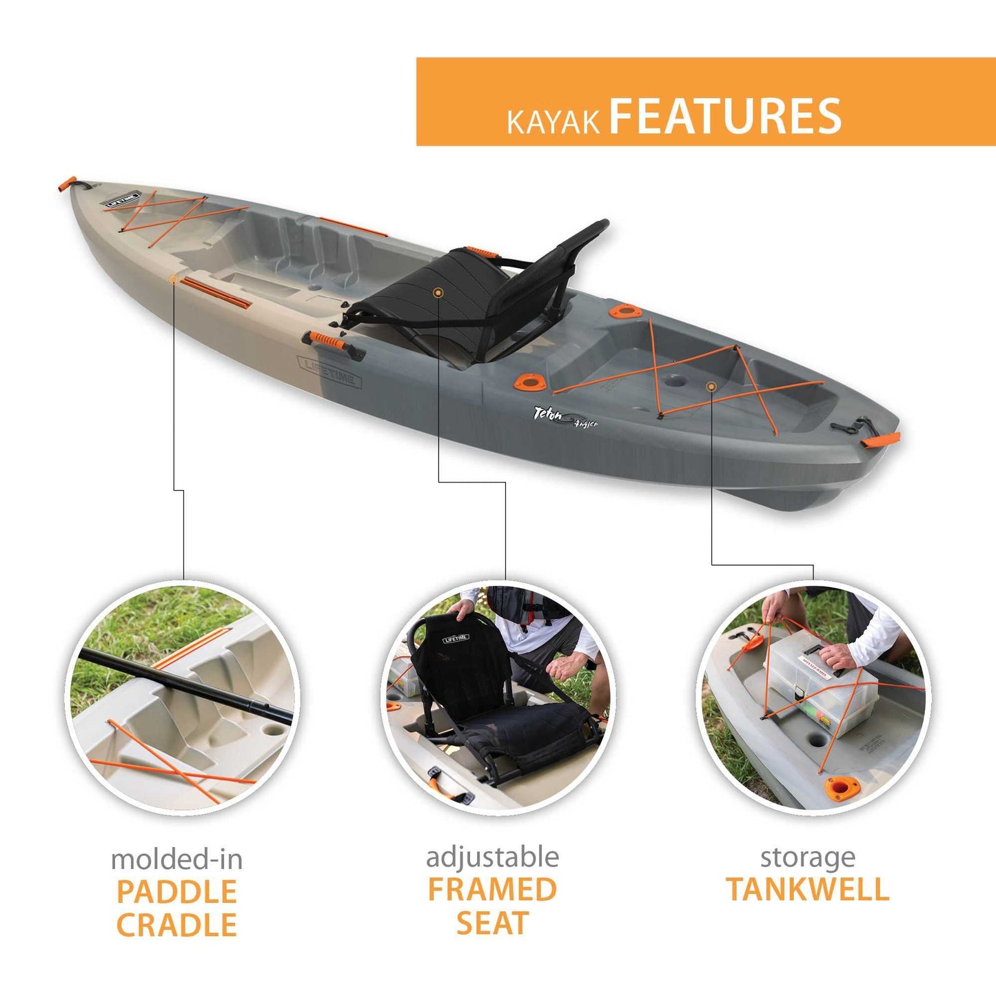 Lifetime Teton 100 Angler Kayak