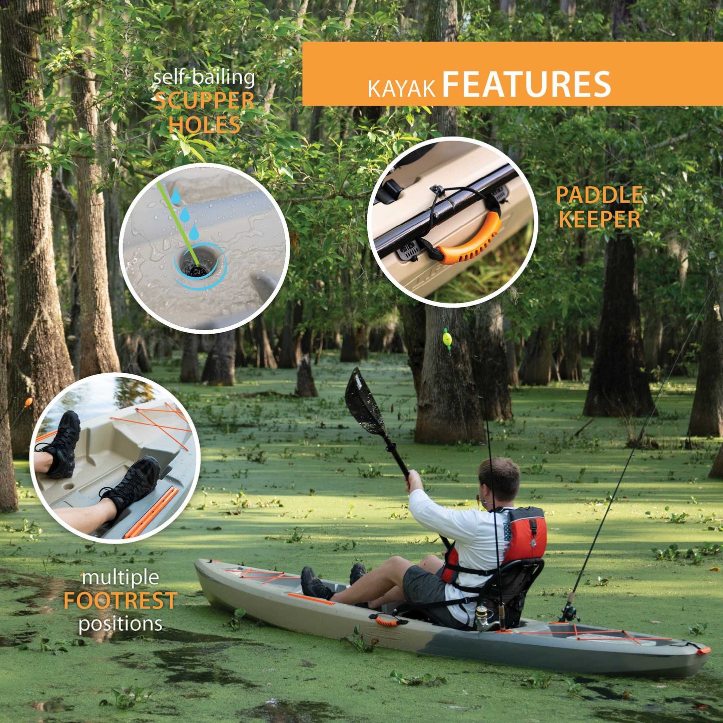 Lifetime Teton 100 Angler Kayak