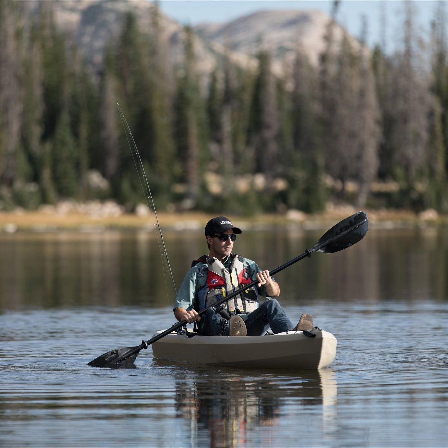 Lifetime Tamarack Angler 10 ft Fishing Kayak (Paddle Included), 90508
